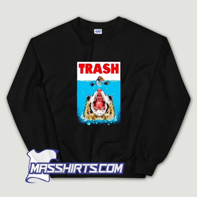 Trash Opossum Parody Trash Panda Sweatshirt