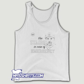 Usa Stairs In Case Of Emergency Tank Top