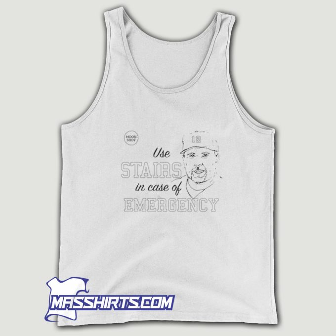 Usa Stairs In Case Of Emergency Tank Top