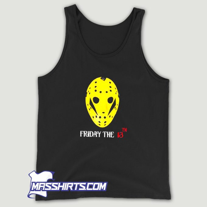 Vintage Jason Voorhees Yellow Jason Mask Tank Top