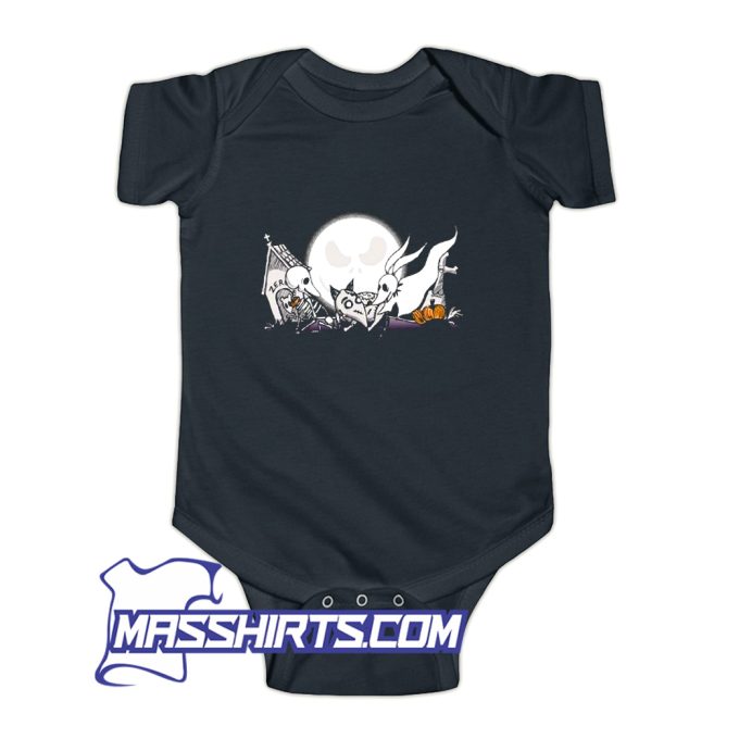 Zero With Moon Jack Halloween Baby Onesie