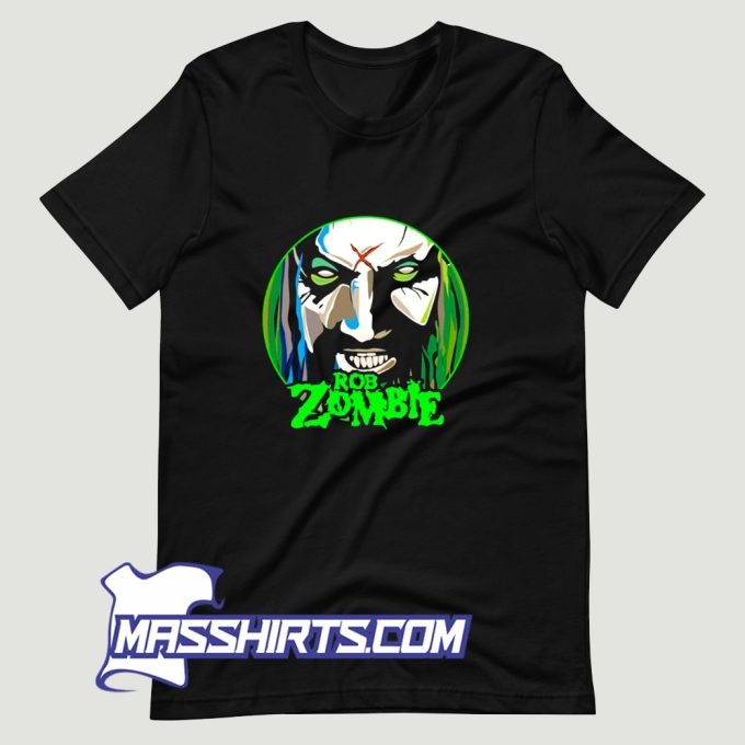 Zombie Logo Rob Zombie Green Logo T Shirt Design