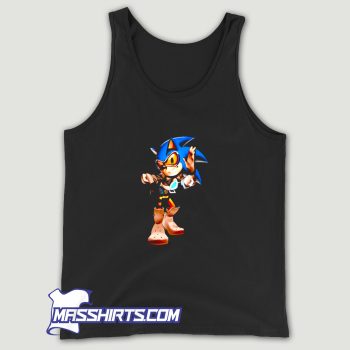 Awesome Sonic Artwork Movies Tank Top