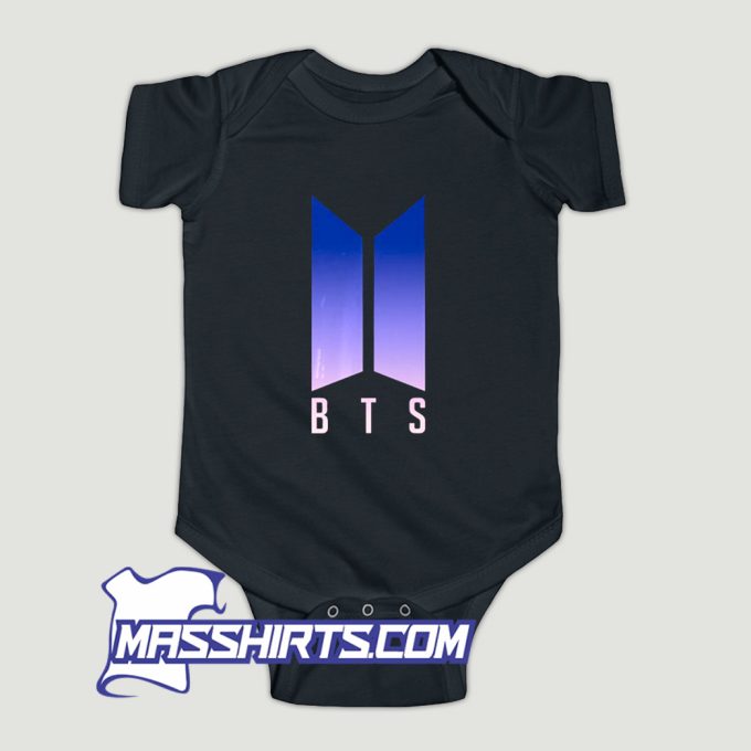 BTS Logo Kpop Bangtan Boys Baby Onesie