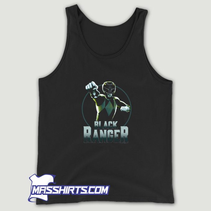 Best Power Rangers Black Ranger Tank Top