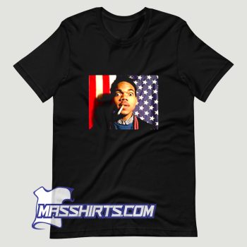 Chance The Rapper USA Flag T Shirt Design