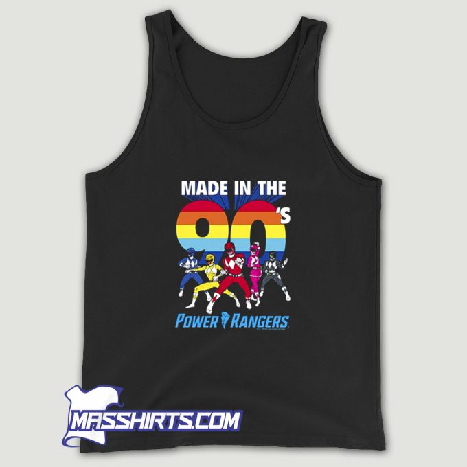 Cheap Power Rangers Retro 90s Tank Top