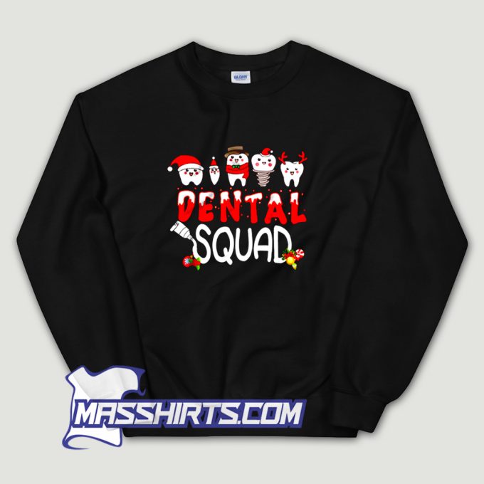 Classic Dental Squad Tooth Christmas Sweatshirt