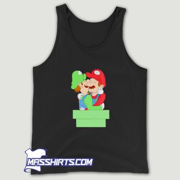 Cool Mario And Luigi Kissing Tank Top
