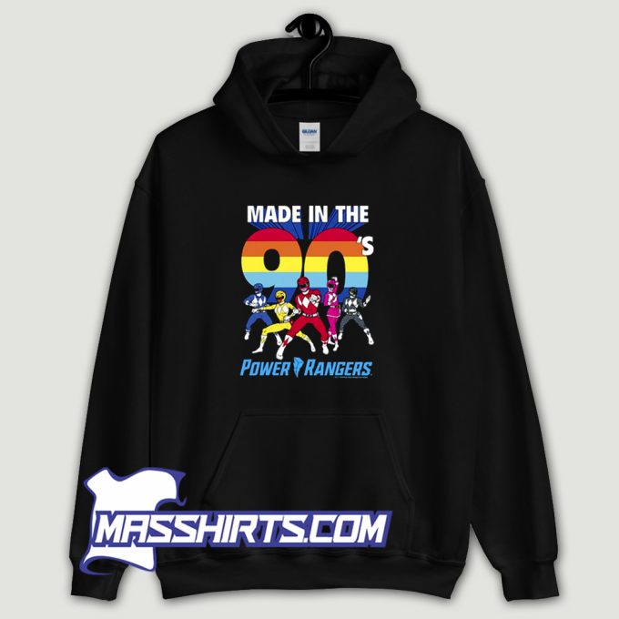 Cool Power Rangers Retro 90s Hoodie Streetwear