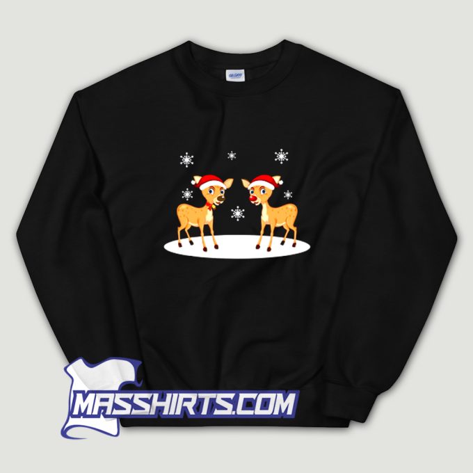 Cool Rudolph And Clarice Christmas Sweatshirt