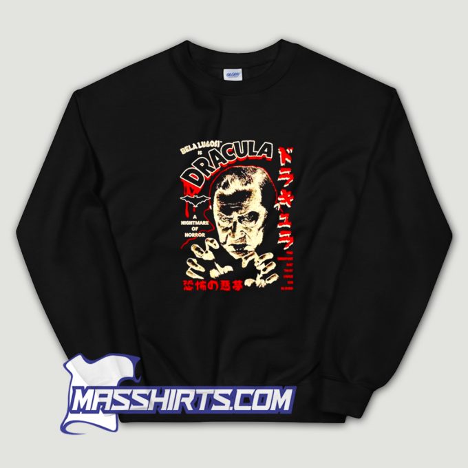 Dracula A Nightmare Of Horror Sweatshirt