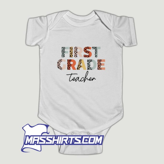 First Grade Teacher 2022 Baby Onesie