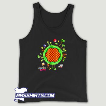Funny Sonic World Gaming Tank Top