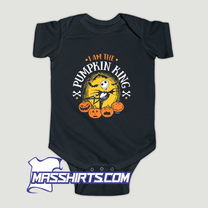 Jack Skellington I Am The Pumpkin King Baby Onesie