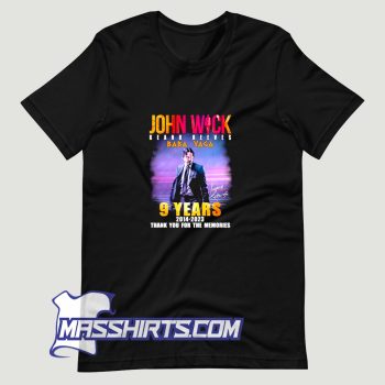John Wick Thank You For The Memories T Shirt Design