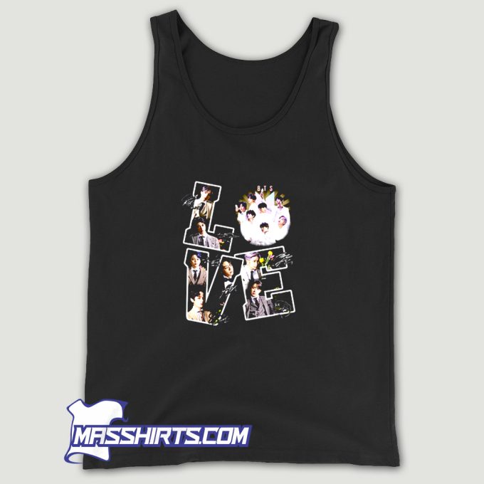 Love Bts Kpop Tank Top