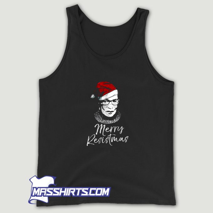 Merry Resistmas Ruth Bader Ginsburg Tank Top