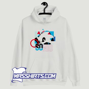 Modern Sonic The Hedgehog Remix White And Pink Hoodie Streetwear