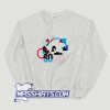 Modern Sonic The Hedgehog Remix White And Pink Sweatshirt