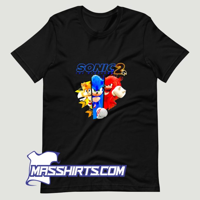 New Sonic The Hedgehog Character T Shirt Design