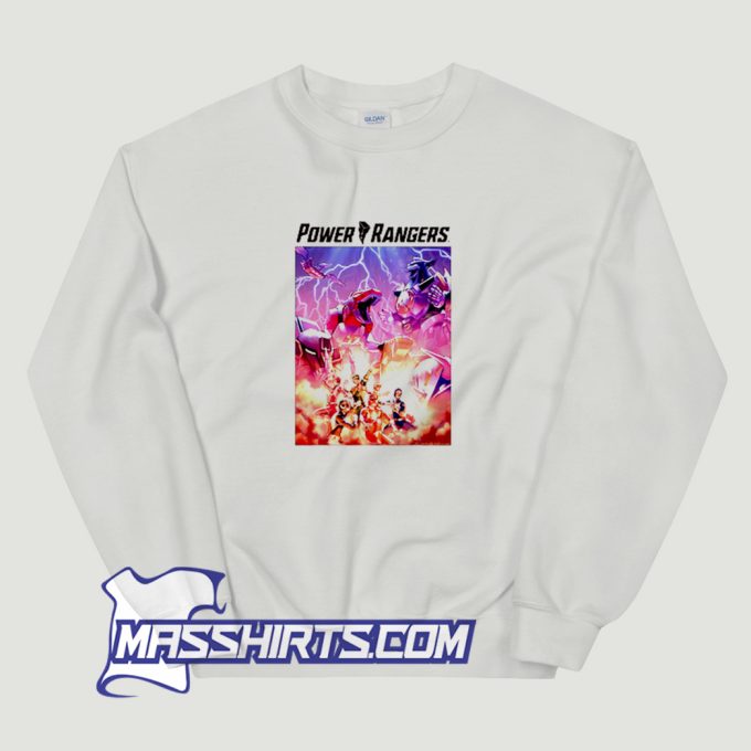 Power Rangers Battle Mech Poster Sweatshirt