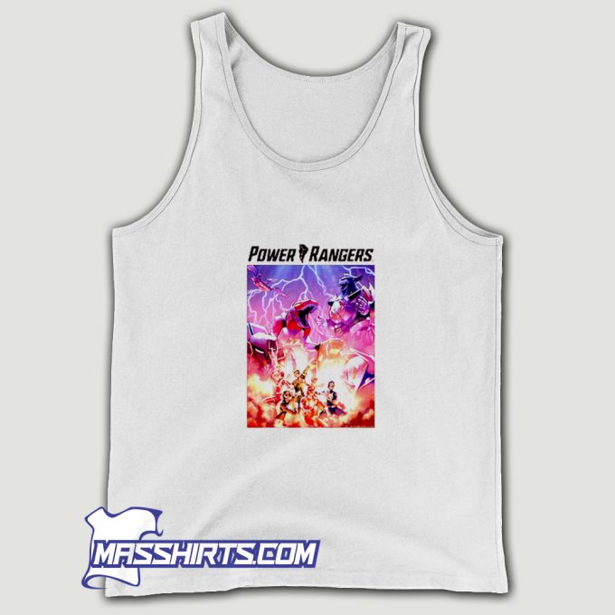 Power Rangers Battle Mech Poster Tank Top