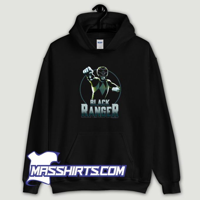 Power Rangers Black Ranger Hoodie Streetwear On Sale