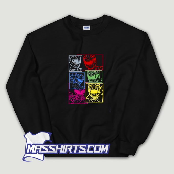 Power Rangers Group Sweatshirt On Sale