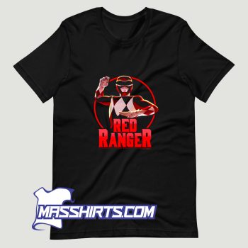 Power Rangers Red Ranger T Shirt Design