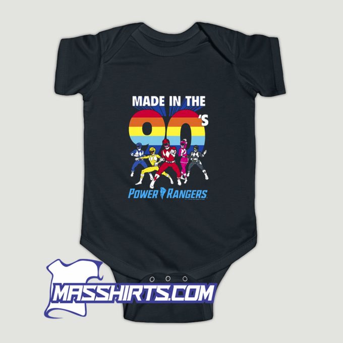 Power Rangers Retro 90s Baby Onesie