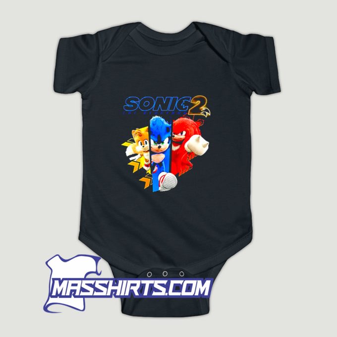 Sonic The Hedgehog Character Baby Onesie