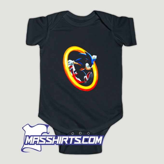 Sonic The Hedgehog Version 2 Baby Onesie