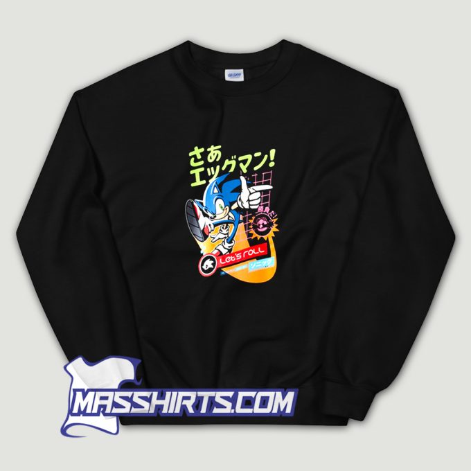 Sonic The Hedgehog With Kanji Sweatshirt