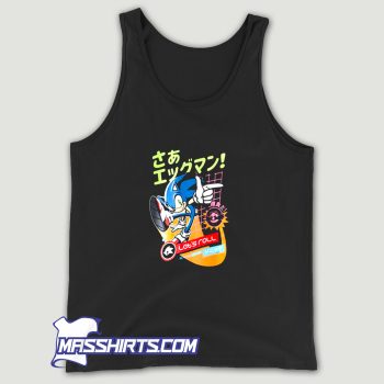 Sonic The Hedgehog With Kanji Tank Top