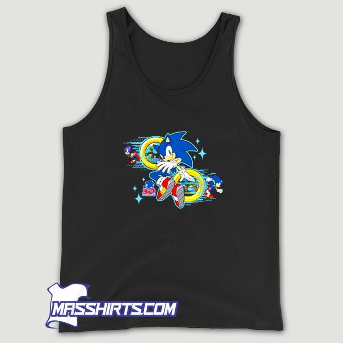 Sonic The Hedgehogs 30Th Anniversary Tank Top