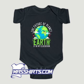 Vintage Earth Day Teachers 2022 Baby Onesie