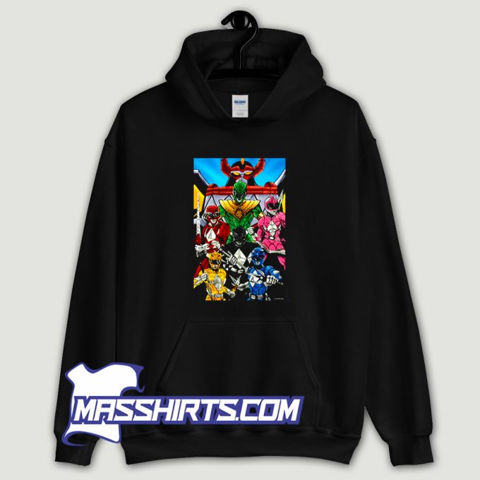 Vintage Go Go Power Rangers Hoodie Streetwear