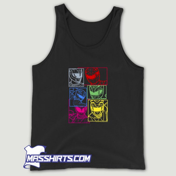 Vintage Power Rangers Group Tank Top