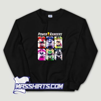 Vintage Power Rangers Helmet Hold Sweatshirt