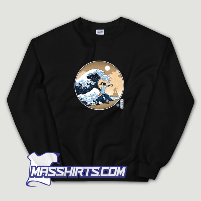 Avatar Waterbender Great Wave Sweatshirt