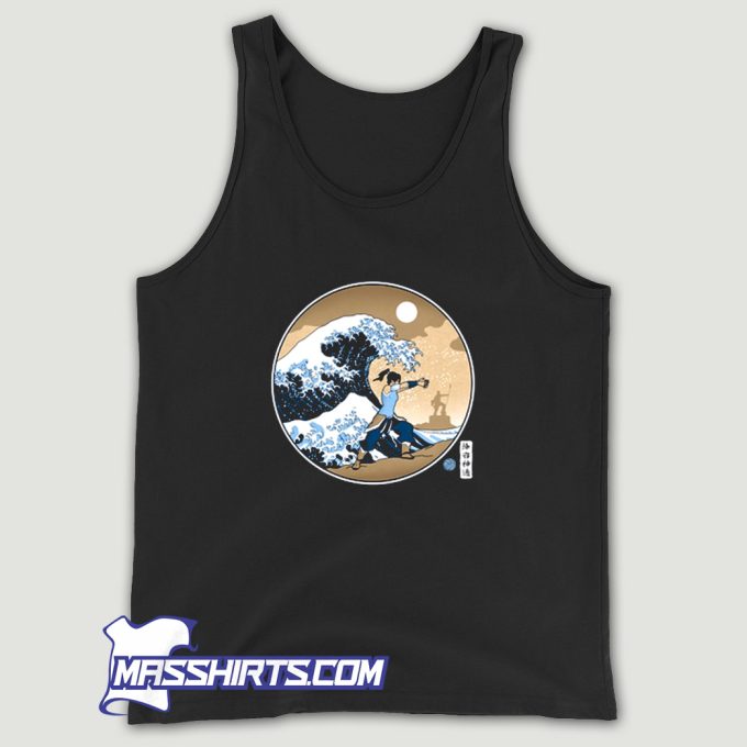 Avatar Waterbender Great Wave Tank Top