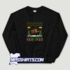 Bison Animal Ugly Bison Christmas Sweatshirt