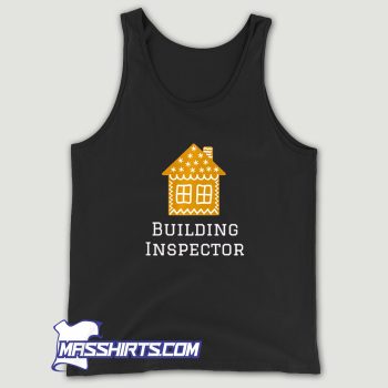 Building Inspector Fun Gingerbread House Tank Top