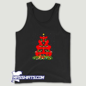 Cardinals Bird Christmas Tree Tank Top