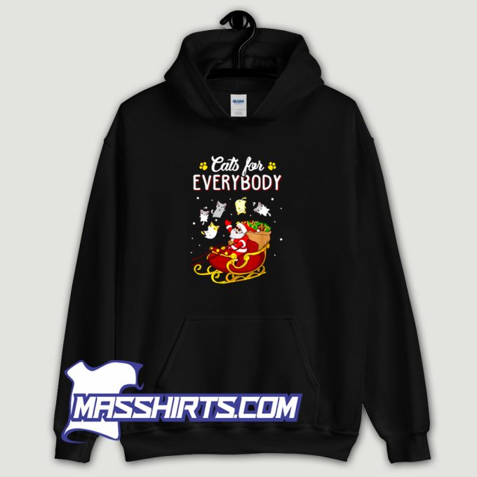 Cats For Everybody Christmas Hoodie Streetwear