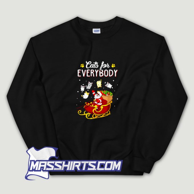 Cats For Everybody Christmas Sweatshirt