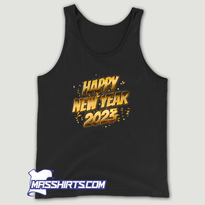 Cheap Happy New Year 2023 Tank Top