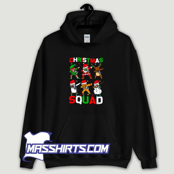 Christmas Squad Santa Dabbing Elf Hoodie Streetwear