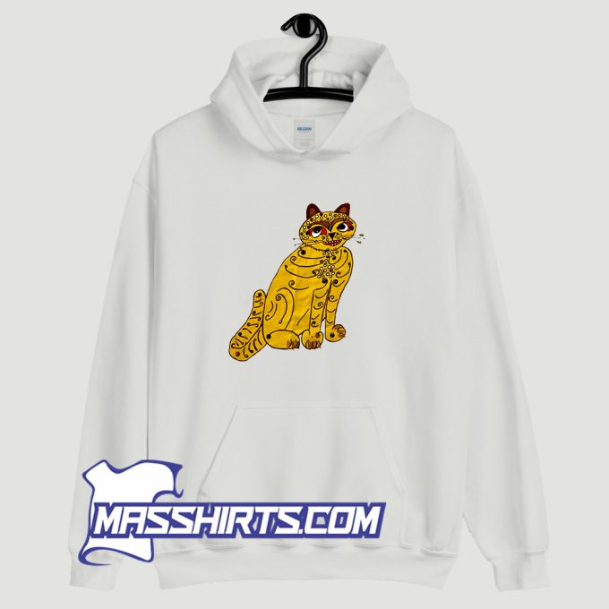 Cool Abba Yellow Cat Hoodie Streetwear